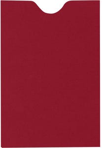 Garnet Dark Red 32lb Credit Card Sleeve (2 3/8 x 3 1/2)