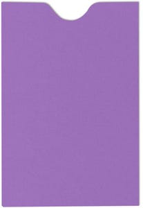 Credit Card Sleeve (2 3/8 x 3 1/2) - Violet Grape Purple
