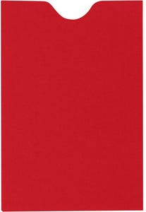 Credit Card Sleeve (2 3/8 x 3 1/2) - Holiday Red