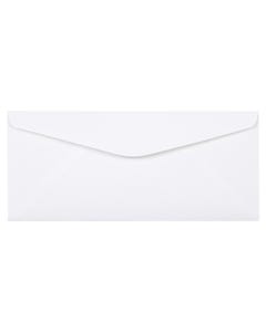 #10 Square Flap Envelope (4 1/8 x 9 1/2) - Bright White Linen