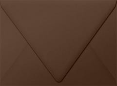 Chocolate Brown 32lb A7 Contour Flap Envelopes (5 1/4 x 7 1/4)