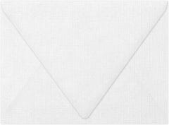 A7 Contour Flap Envelopes (5 1/4 x 7 1/4) - White Linen