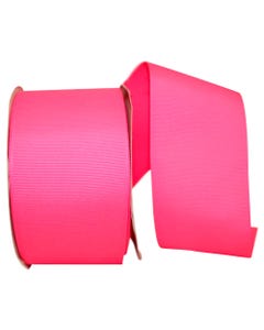 Neon Pink Texture 3 inches x 50 yards Grosgrain Ribbon