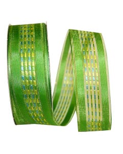 Green 1 1/2 inch x 50 yards Ribbon