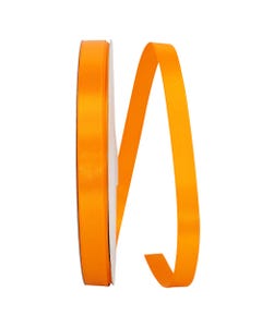 Tangerine Orange 5/8 Inch x 100 Yards Satin Double Face Ribbon