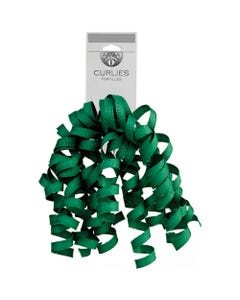Emerald Grosgrain Curly Gift Bows 120 per Case
