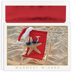 Starfish Santa Christmas Cards - 18 Pack