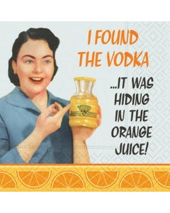 In The Orange Juice Cocktail Napkins