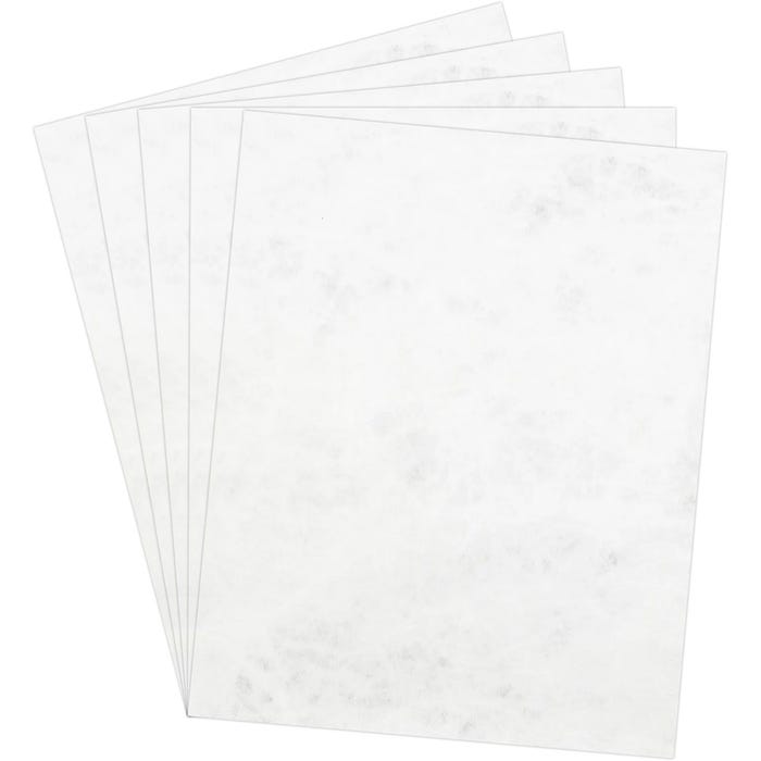 Jam Paper Tyvek Paper, 8.5 x 11, 14lb White, 50 Sheets/Pack