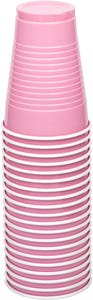 Baby Pink Plastic Cups - 12oz - 20 Pack