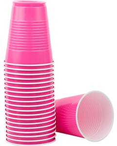 Fuchsia Pink 16 oz Cups - Pack of 20