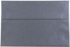 Anthracite Black Metallic A8 Invitation Envelopes (5 1/2 x 8 1/8)