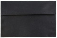 A7 Invitation Envelopes (5 1/4 x 7 1/4) - Black Linen
