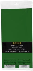 Green Plastic Tablecover - 54 x 108