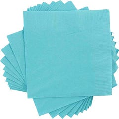 Sea Blue Lunch Napkins - 6 1/2 x 6 1/2 - 40 Pack