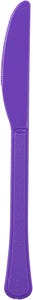 Light Purple Lilac Plastic Knives - 50 Pack