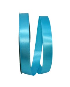 Turquoise Blue 7/8 Inch x 100 Yards Satin Double Face Ribbon