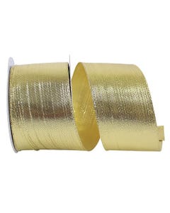 Gold Shimmer Lame 2 1/2 Inch x 25 Yards Christmas Ribbon