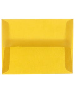 A10 Invitation Envelopes (6 x 9 1/2) - Gold Translucent