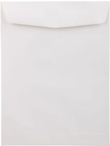 9 x 12 Open End Envelopes - Neenah Classic Linen White Linen