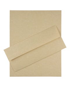 Brown Parchment #10 Stationery Set - Pack of 100