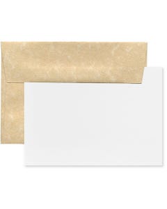 Brown Parchment A7 Stationery Set