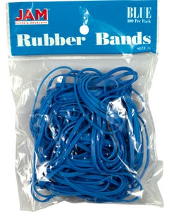 Blue Rubber Bands (Size 33) - Pack of 100