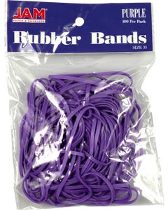Purple Rubber Bands (Size 33) - Pack of 100