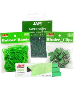 Green Desk Supply Assortment Pack