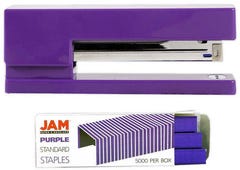 Purple Stapler and Staples Set