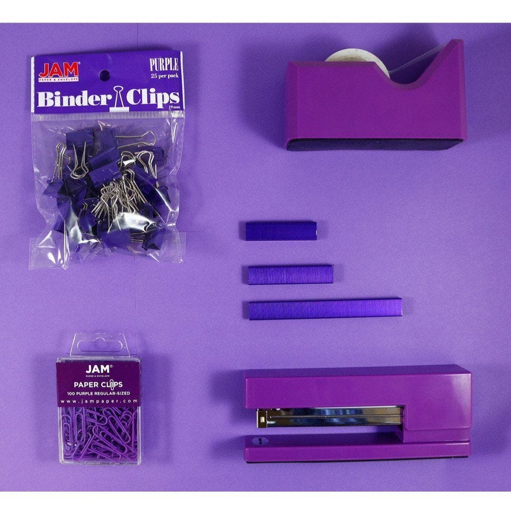 Purple sales binder clips