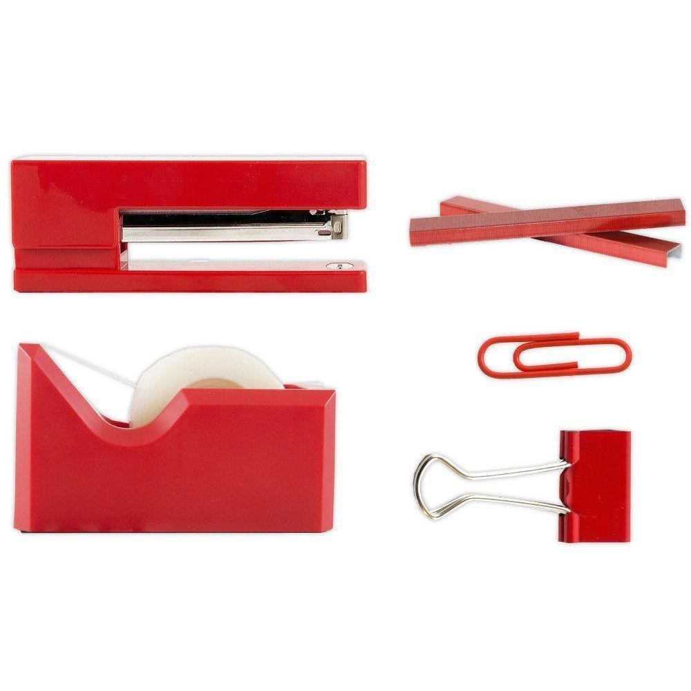 Red online office accessories