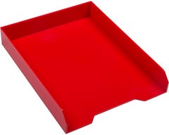 Red Letter Paper Tray Desk Organizer