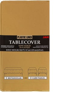 Gold Paper Tablecover - 54 x 108