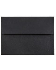 A6 Invitation Envelope (4 3/4 x 6 1/2) - Black Linen
