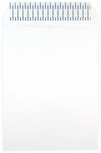 White 28lb 9 1/2 x 12 1/2 Open End Envelopes with Peel & Seal