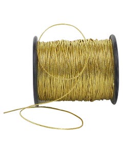 Gold SmallBraid 1/16 Inch x 100 Yards String Ties