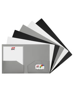 Assorted Business Plastic Heavy Duty Folders