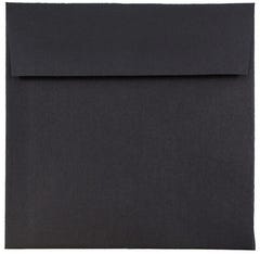 6 x 6 Square Envelopes - Black Linen