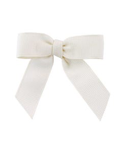 Antique White 5/8 inch x 100 pieces Twist Tie Bows