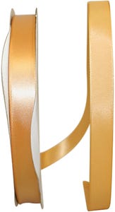 Gold Deluxe 5/8 Inch x 100 Yards Satin Ribbon