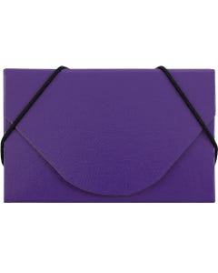 Matte Purple Chipboard Business Card Case