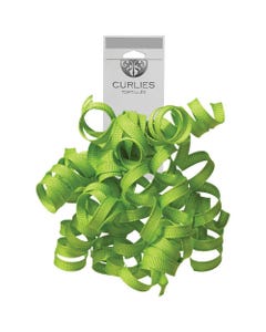 Lime Grosgrain Curly Gift Bows 120 per Case