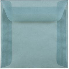 Ocean Blue Translucent 30lb 6 x 6 Square Envelopes