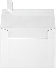White Linen 32lb A1 Invitation Envelopes (3 5/8 x 5 1/8) with Peel & Seal
