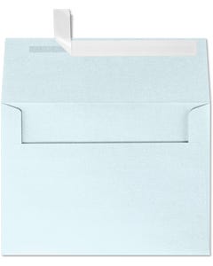 A4 Invitation Envelopes (4 1/4 x 6 1/4) with Peel & Seal - Aquamarine Metallic