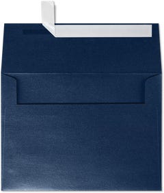 Lapis Navy Blue Metallic 32lb A4 Invitation Envelopes (4 1/4 x 6 1/4) with Peel & Seal