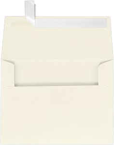 A6 Invitation Envelopes (4 3/4 x 6 1/2) with Peel & Seal - Natural Linen
