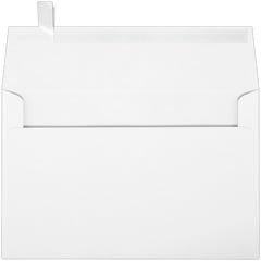 A9 Invitation Envelopes (5 3/4 x 8 3/4) with Peel & Seal - White 100% Recycled