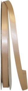 Beige 3/8 Inch x 100 Yards Satin Double Face Ribbon